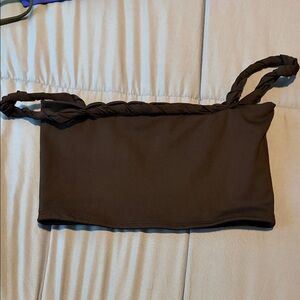 Tiger Friday black twist top AS